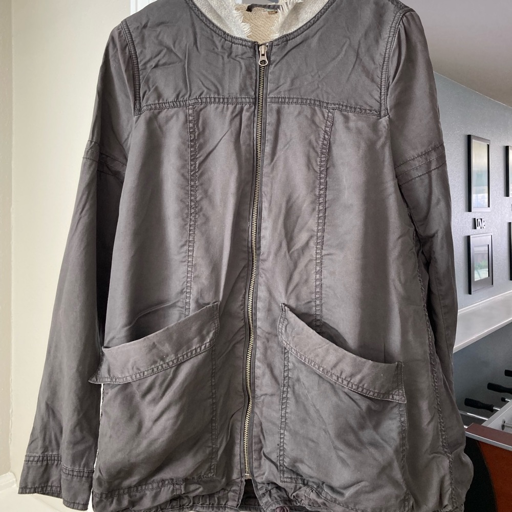 Gray utility style FREE PEOPLE jacket